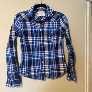 Aeropostale women’s button down cowboy style shirt size S